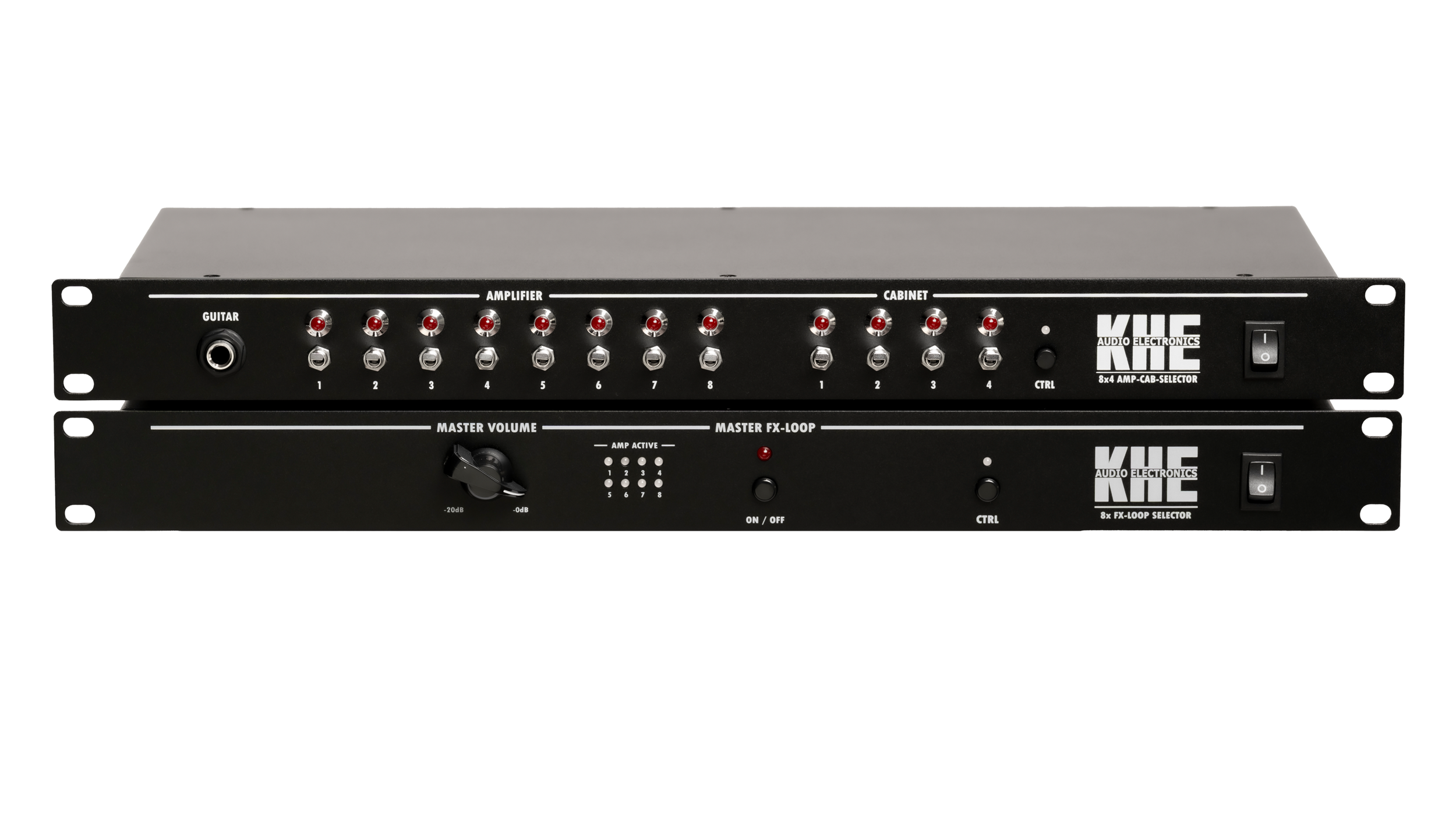 KHE AFX8-MV Fx-Loop Switcher with Master-Volume — KHE Audio | Amp